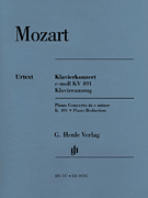 Piano Concerto in C minor, K. 491 piano sheet music cover